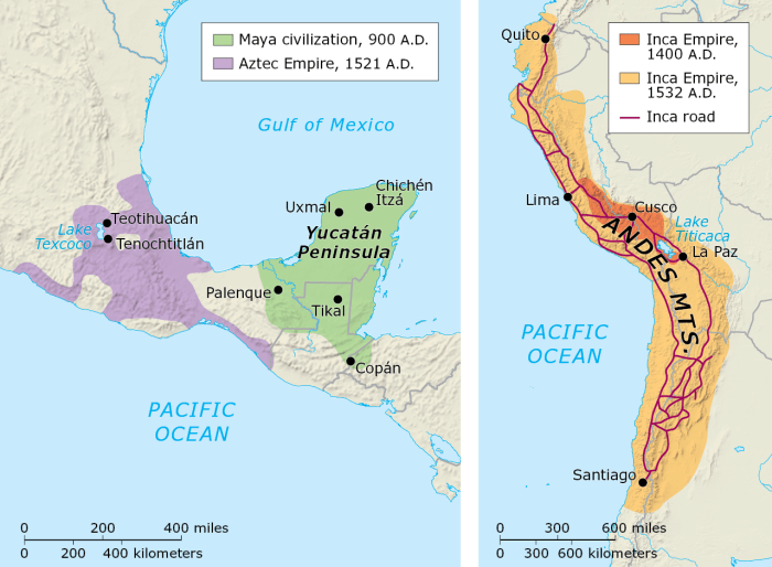 Olmecs maya aztecs and incas map answer key