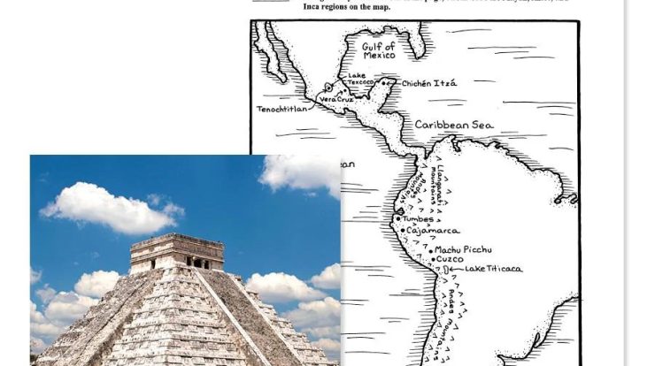 Olmecs maya aztecs and incas map answer key