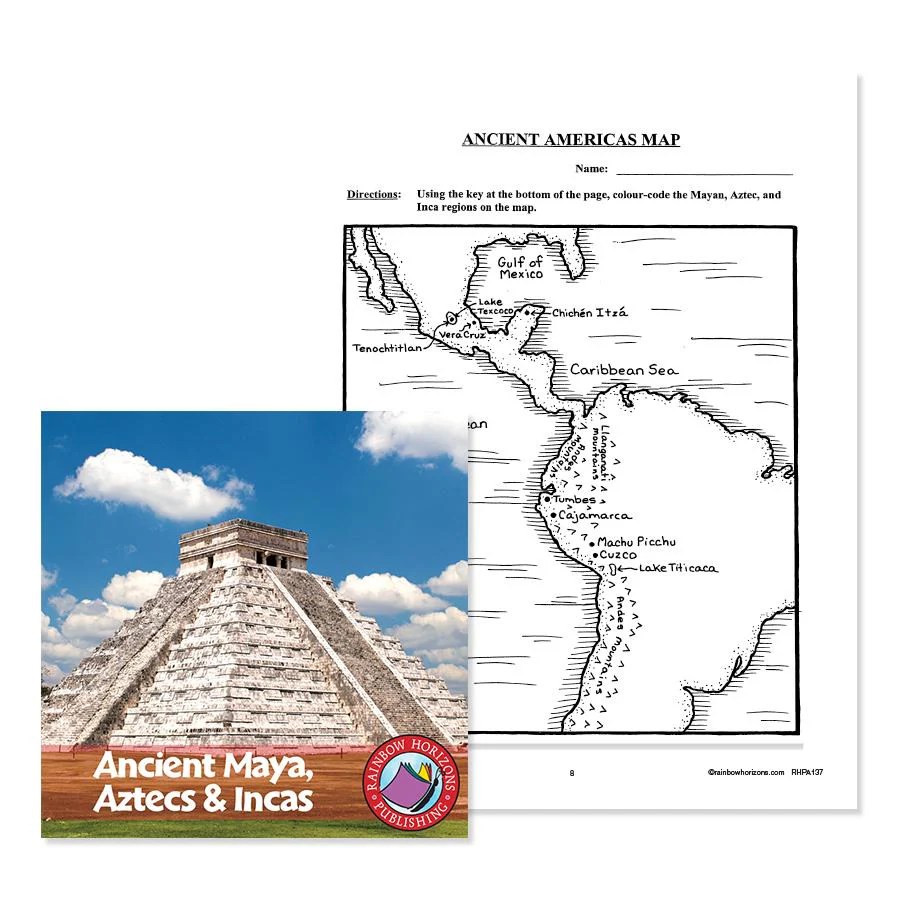 Olmecs maya aztecs and incas map answer key