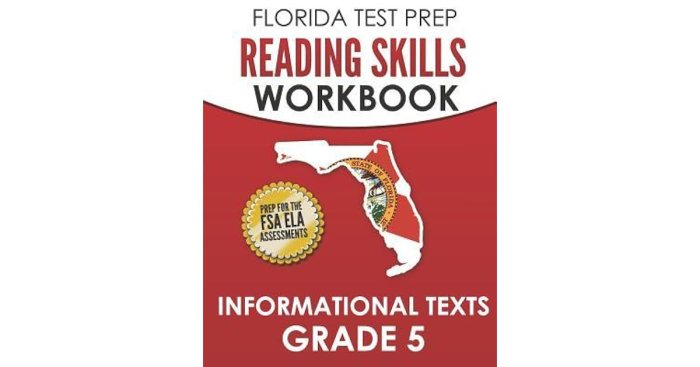 Reading test bank 3 florida test prep workbook